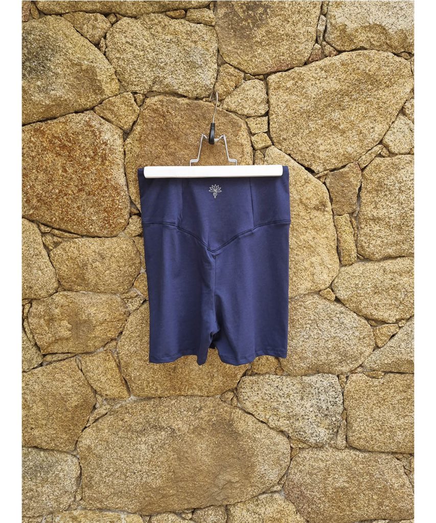 short eco yoga navy leser