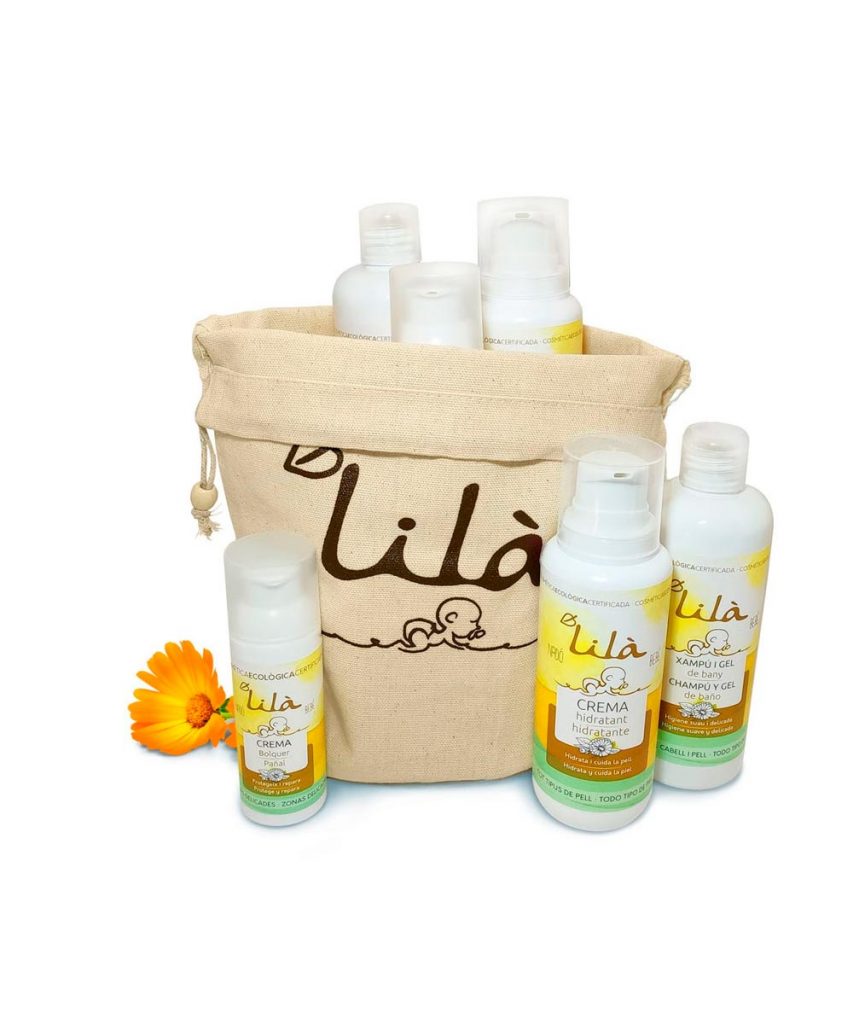 Pack cuidado bebe eco Lila