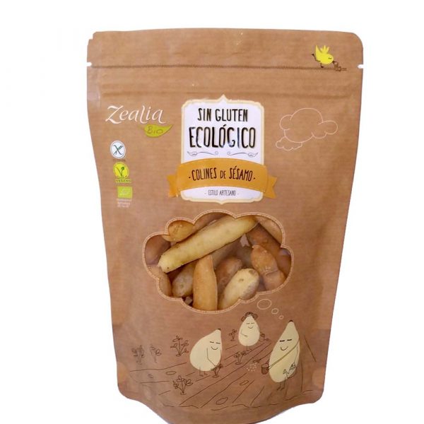 Colines de sésamo BIO sin gluten Zealia