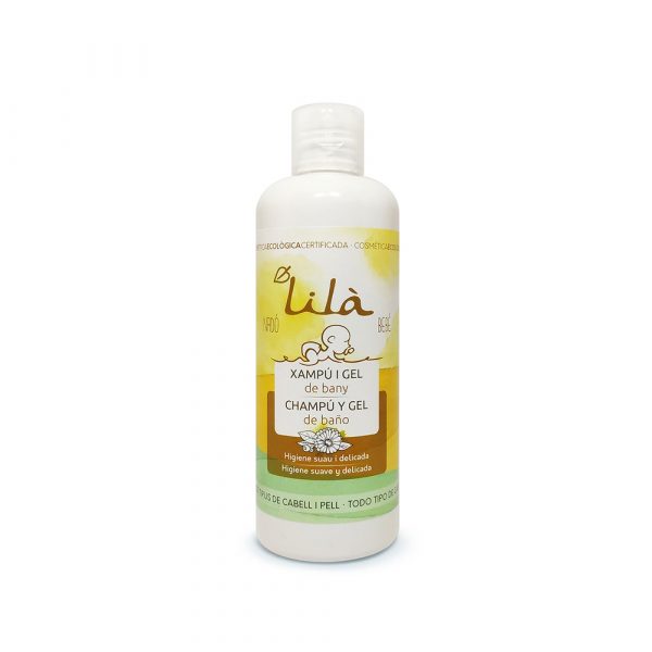 Champú y gel baño bebé eco y vegano de Lilà