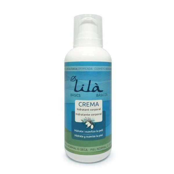 Crema hidratante corporal ecológica y vegana Lilà