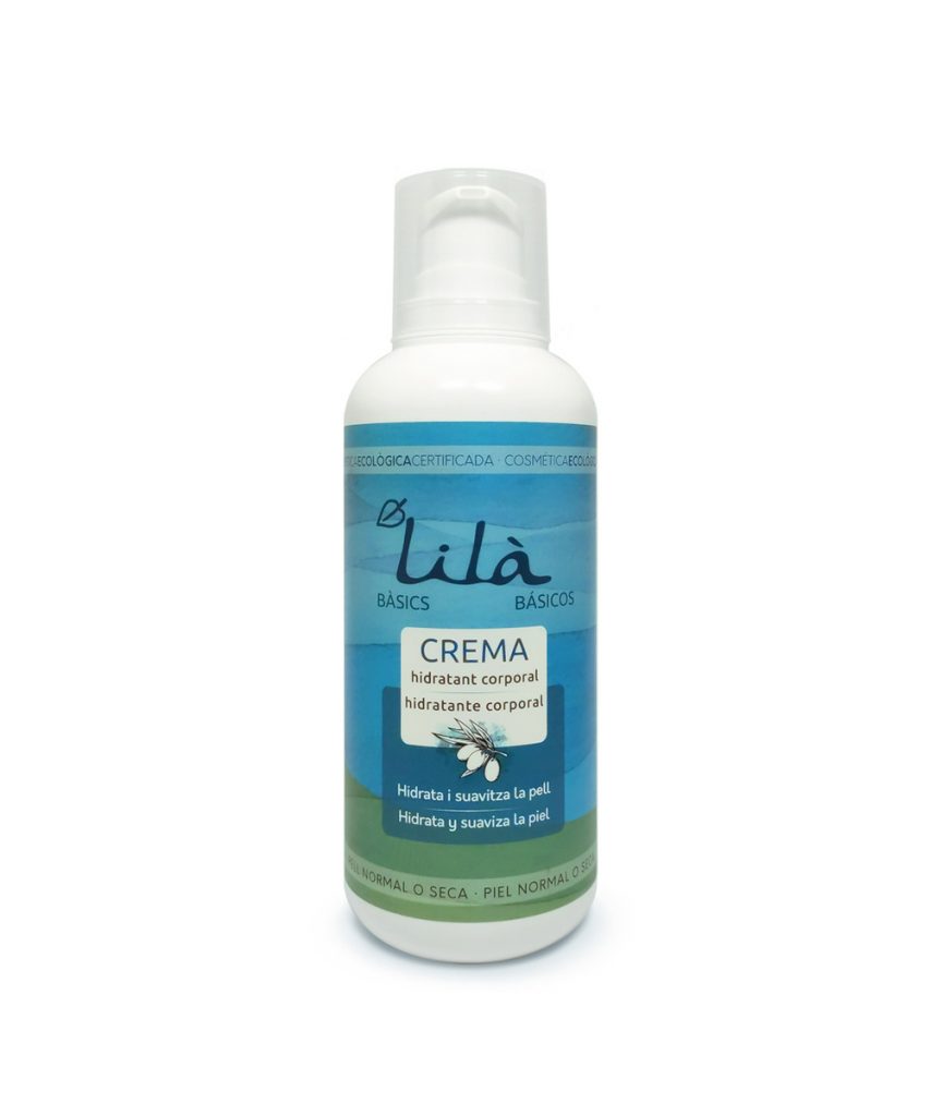 Crema hidratante corporal ecológica y vegana Lilà