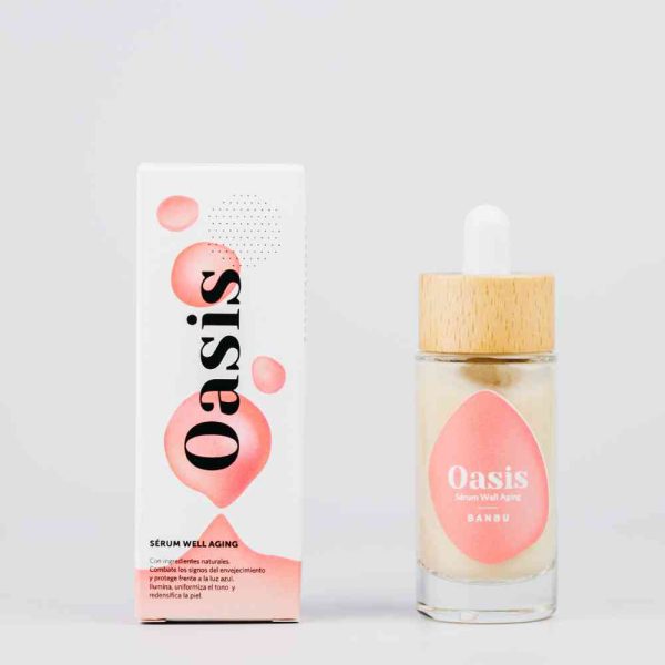 Serum natural y vegano antiaging Oasis de BANBU